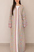 Kimono artisanal violet