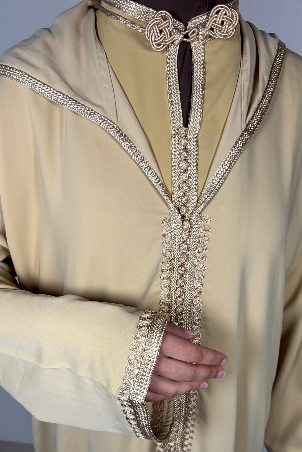 Jellaba 2 pièces beige