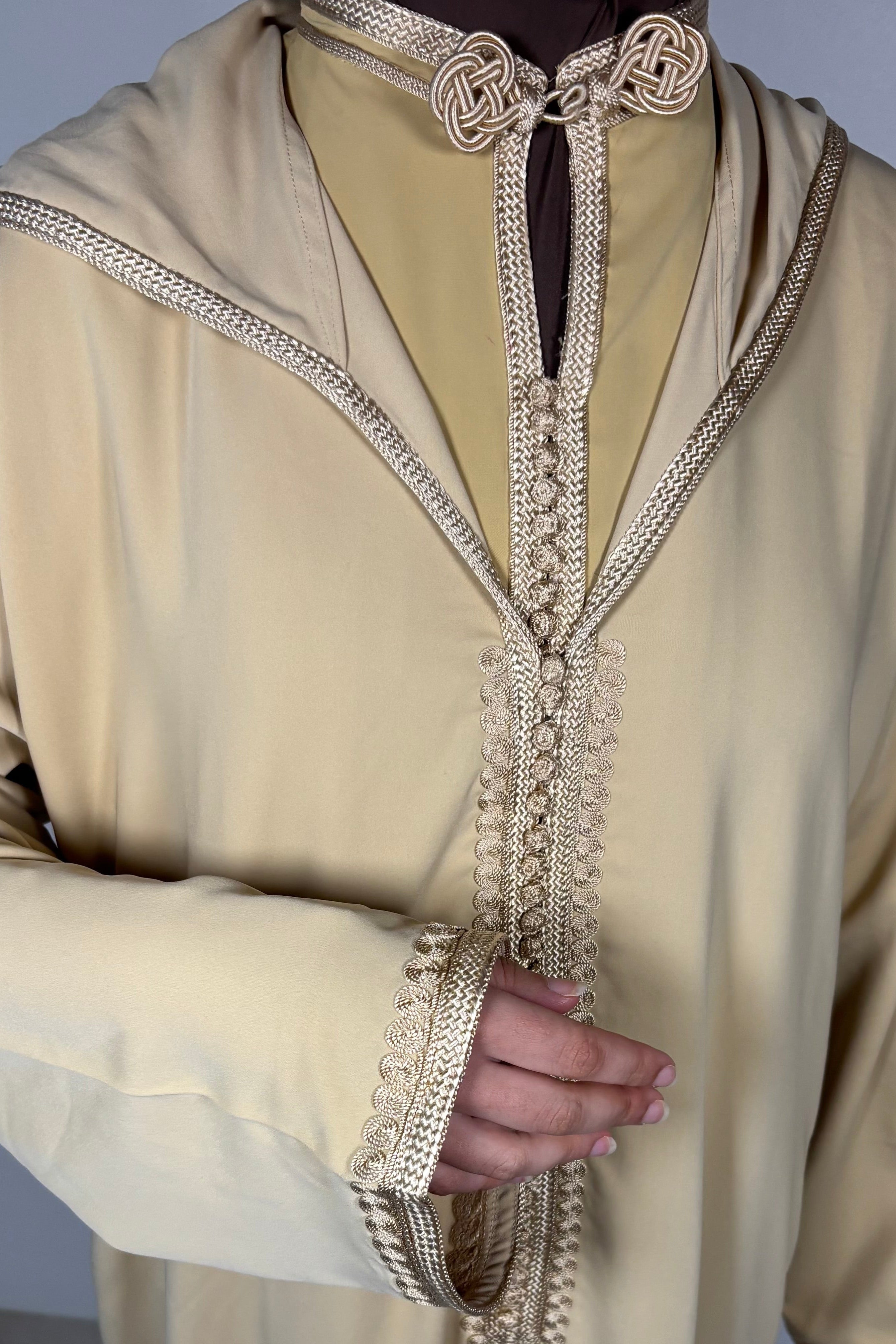 Jellaba 2 pièces beige