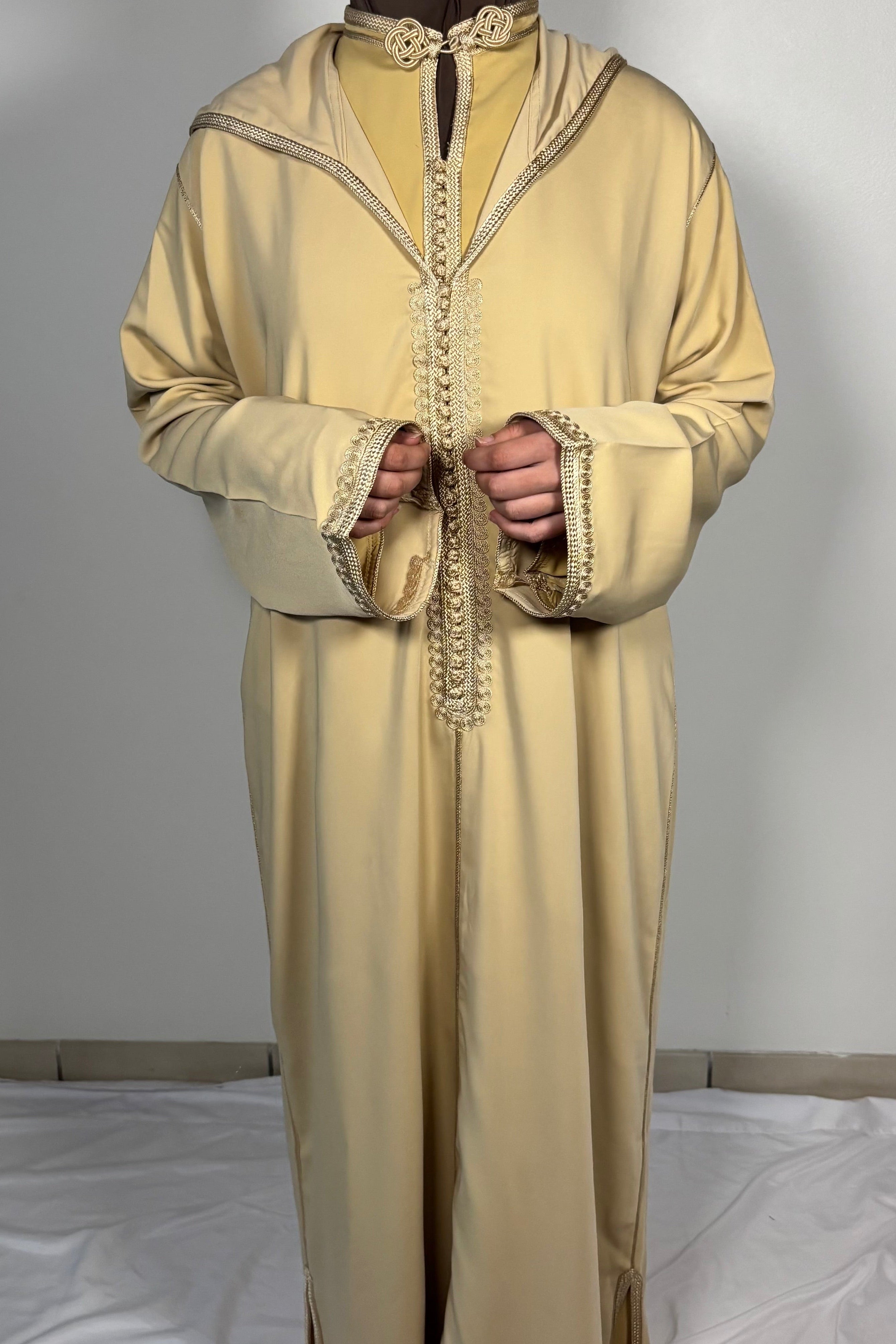 Jellaba 2 pièces beige