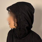 Robe de prière en dentelle noir