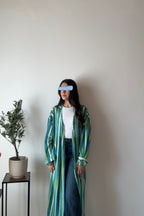 Kimono tricot multicolore